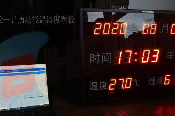 電子行業(yè)溫濕度看板